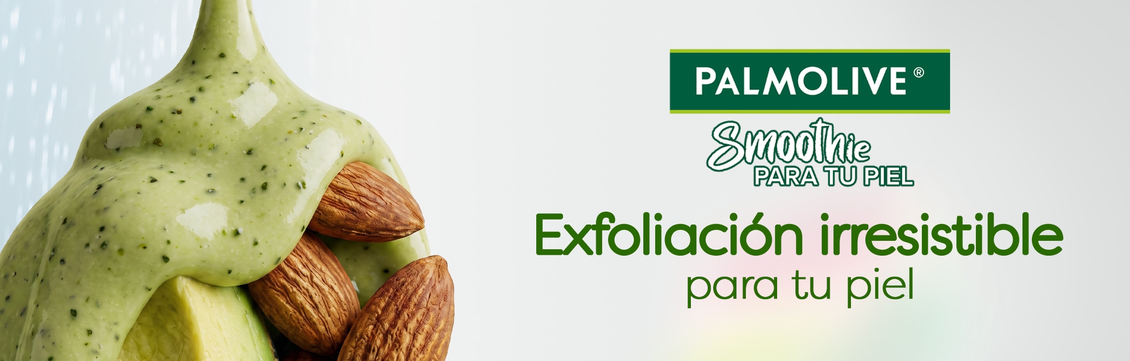 Exfoliante Palmolive Smoothie de Aguacate, Almendras y Leche