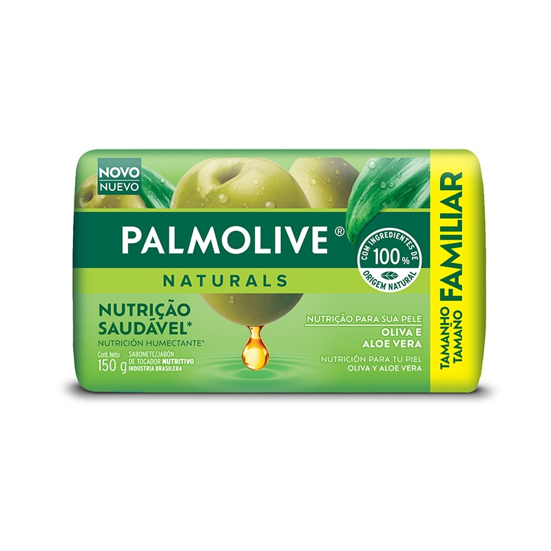 Palmolive® Naturals Sensación Humectante Oliva y Aloe Jabón en barra