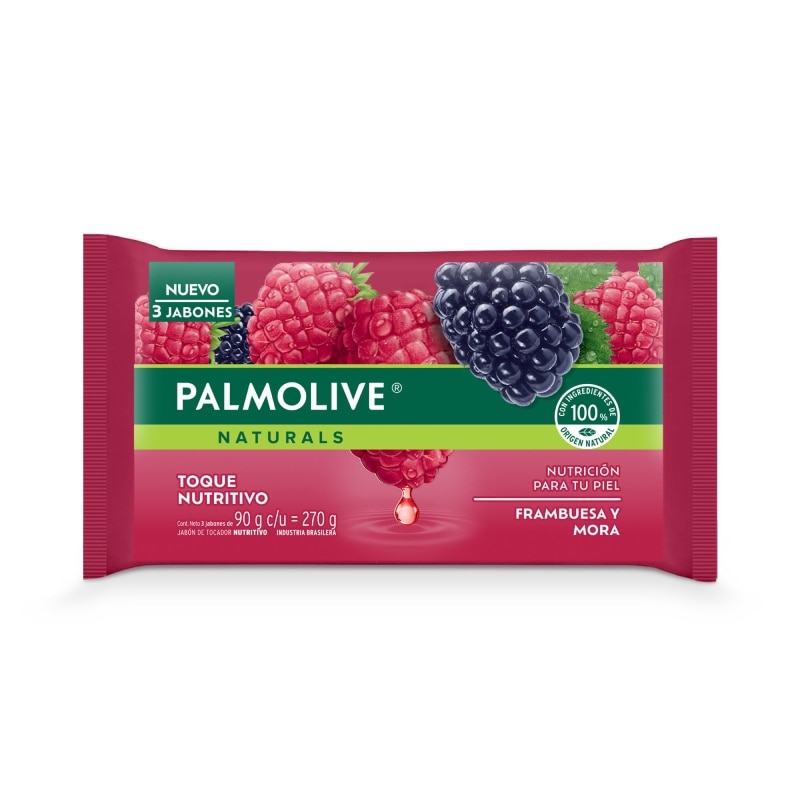 Palmolive® Naturals Frambuesa y Mora Jabón en barra