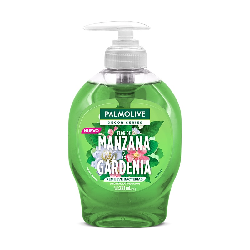 Jabón Líquido para manos Décor Series Flor de Manzana y Gardenia 221ml